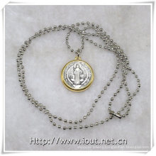 Religious Necklace, Religious Items, Pendant Chain Jewelry Religious Style Necklace (IO-aj354)